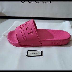 New! Gucci Girls Slides (Size 31)